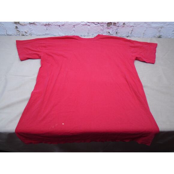 Vintage 90s Busch Gardens T shirt Tiger Graphic Red Roller Coaster Distressed XL - Picture 13 of 14